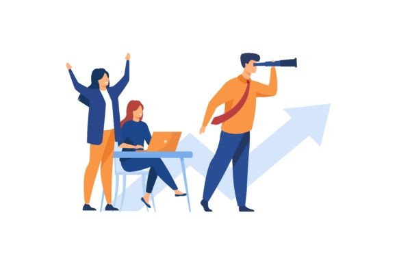 Download Team Leader and Teamwork Concept. Busine - Work Collection