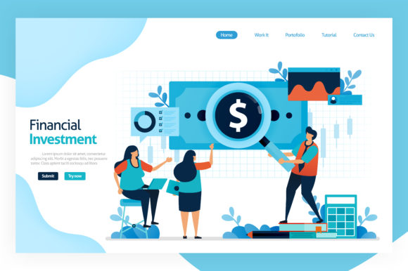 Download Landing Page of Financial Investment - Invest Collection