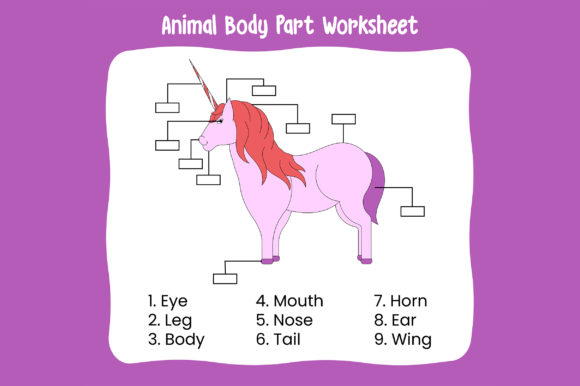 Download Animal Body Part Worksheet - Work Collection