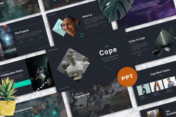Download Cope - Minimal Powerpoint Templates - Templates Collection