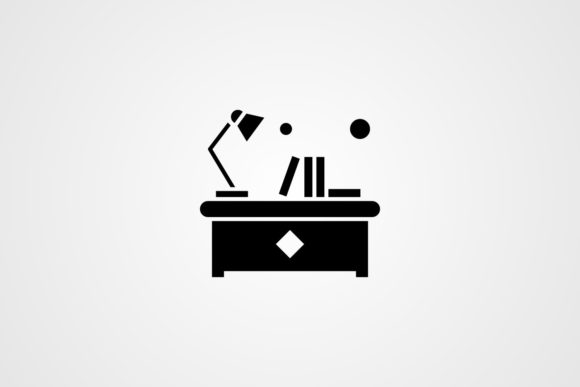 Download Vector Workplace Glyph Icon - Work Collection