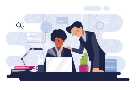 Download Corporate Office Working Illustration - Work Collection