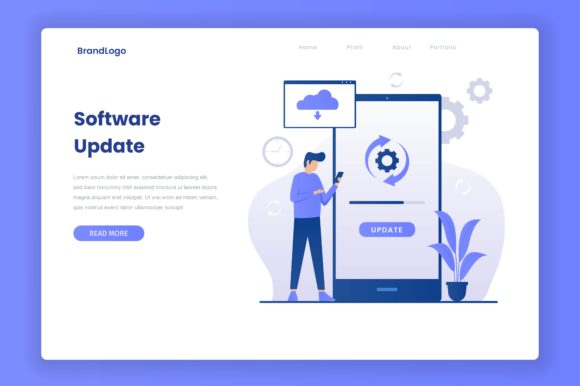 Download Software Update Illustration Concept - Soft Collection