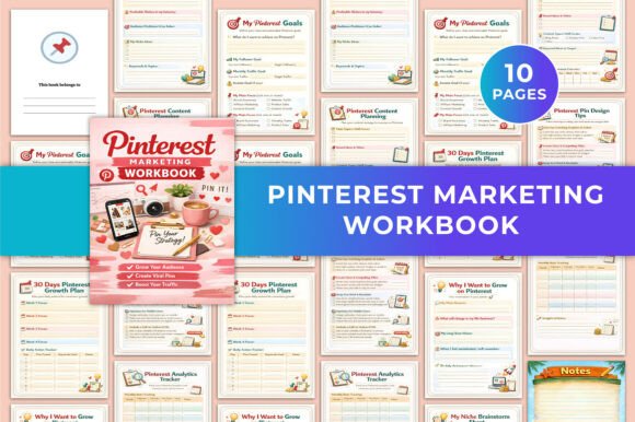 Download Pinterest Marketing Workbook KDP - Work Collection