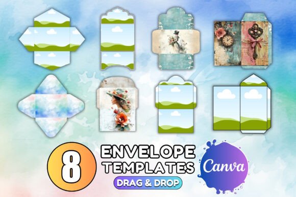 Download Canva ENVELOPE Journal Templates Bundle - Premium Bundle