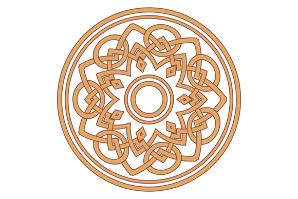 Download Abstract Round Pattern. Golden Corporate - Golden Collection