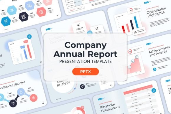 Download Company Annual Report - PPT Templates - Templates Collection