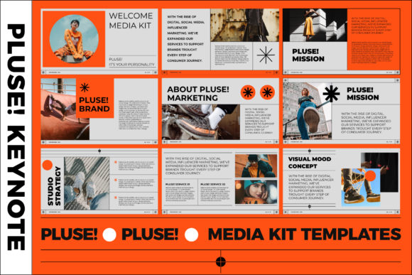 Download PLUSE! Media Kit Keynote Templates - Templates Collection